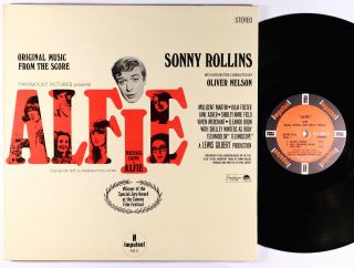 Sonny Rollins - Alfie Ost Lp - Impulse - As - 9111 Rvg Vg,