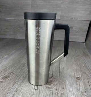 Starbucks Travel Mug Stainless Steel 16oz With Carabiner Handle