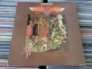 Aerosmith - Toys In The Attic Lp Quad Quadraphonic Pcq - 33479 1975 Ex
