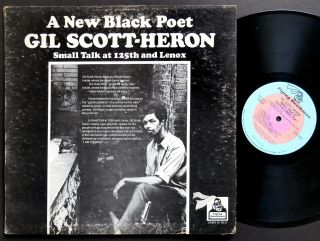 Gil Scott - Heron Small Talk At 125th And Lenox Lp Flying Dutchman Fds 131 Us 1970