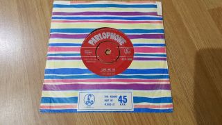 The Beatles Uk 45 Love Me Do Red Parlophone R 4949 Mt Tax Code
