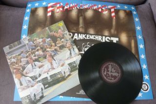 Dead Kennedys - Frankenchrist 12 " Lp 1st Press Uk With Giger Poster Upgrade