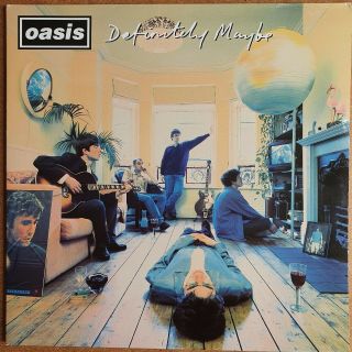 Oasis Definitely Maybe - 1994 Double Vinyl Lp - 1st Damont Pressing Cre Lp 169