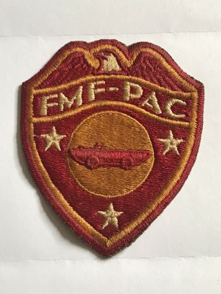 Korean War Shoulder Patch,  Usmc Fmf - Pac Dukw Companies,  U.  S.  Issue