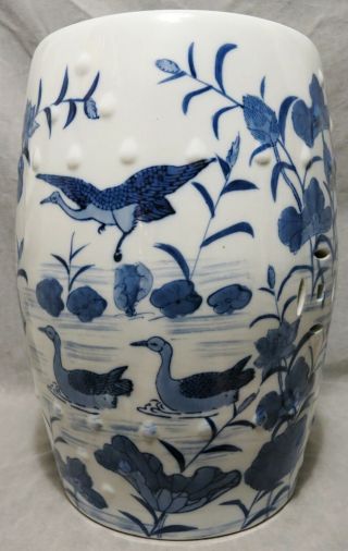 Blue & White Porcelain – Garden Seat - Chinese