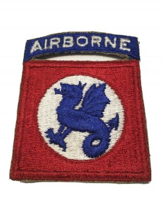Wwii Era U.  S.  Army 508th Airborne Regimental Combat Team Cut Edge Patch Ng