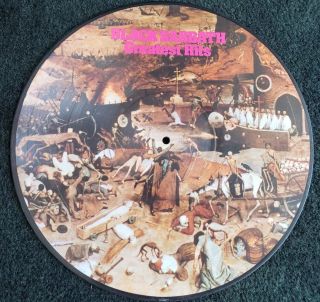 Black Sabbath - Greatest Hits - Picture Disc - Nep6009b - - Never Played