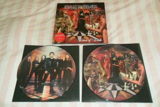 Iron Maiden - Dance Of Death 2003 2 X Picture Discs Heavy Metal Ex/ex