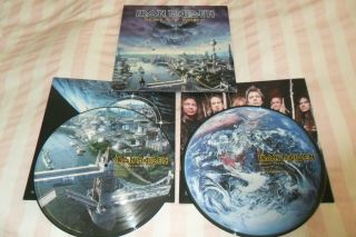 Iron Maiden - Brave World 2000 2 X Picture Discs Heavy Metal Ex/ex
