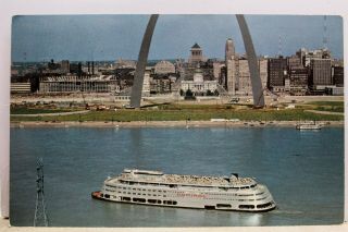 Missouri Mo Saint Louis Ss Admiral Postcard Old Vintage Card View Standard Post
