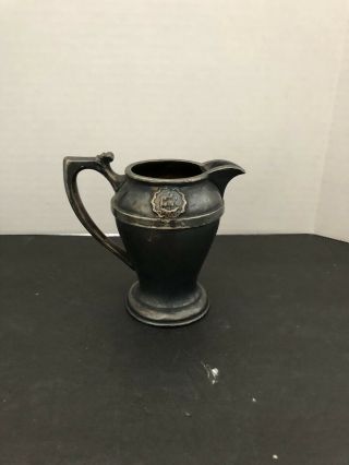 Vintage Olympic Hotel Silver Creamer