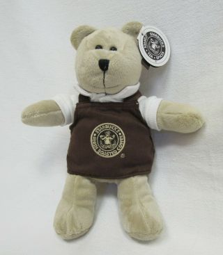 Starbucks Limited Edition 2005 Pike Place Market Seattle Bearista Bear In Apron