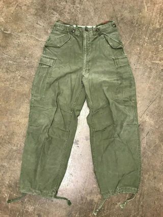 Vintage M51 Trousers Field Od Pants Small / Regular C - 5