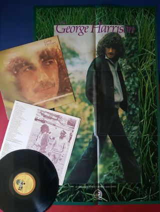George Harrison Zealand Press 1979 Vinyl Lp,  Large Promo Poster