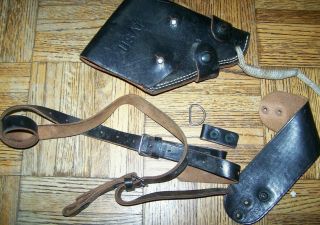 Usaf M - 13 Shoulder Holster,  Black Leather,  U.  S.  Issue