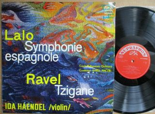 Ida Haendel Lalo Symphonie Espagnole Ravel Tzigane Supraphon Red St 1ed
