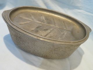 Vintage Aluminum Oval Dutch Oven Roaster With Lid - Homeware H.  A.  C.  Co.