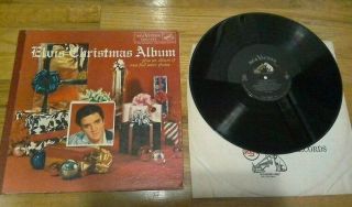 Elvis Presley Lp Rca Loc - 1035 Christmas Album 1957 Gold Letters Spine