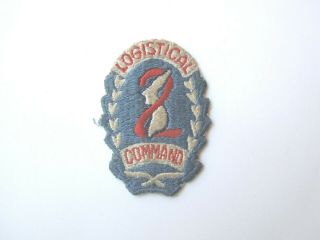 Post Ww 2 & Korea Us Army 2nd Logistical Command Ssi 1st Design 1950 - 53