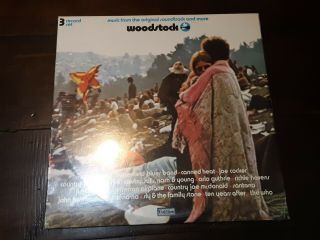 Woodstock Soundtrack 3 Lp Record Set Sd 3 - 500