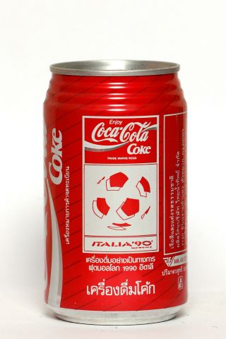 1990 Coca Cola Can From Thailand,  Italia 