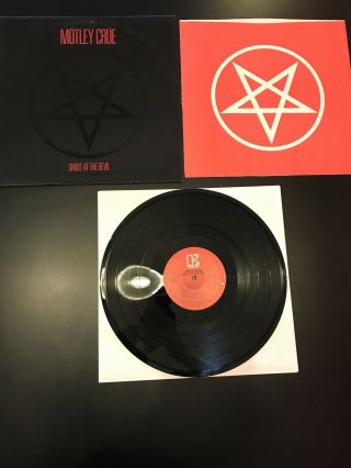 Motley Crüe Shout At The Devil Vinyl Lp 1982 Elektra Pressing Near