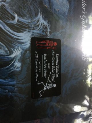 STURGILL SIMPSON A Sailor ' s Guide To Earth LP/CD/poster/slipmat BLUE VINYL 2
