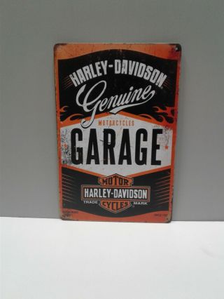 12 Inch Harley Davidson Garage Sign