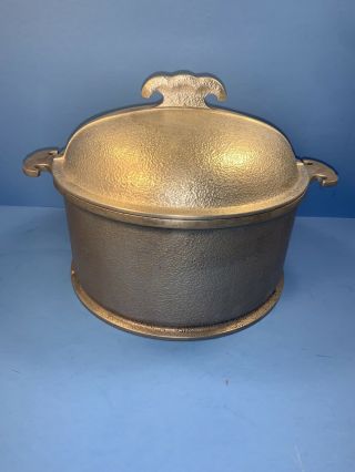 Guardian Service Vintage Pre - Wwii 1940’s Alum.  Cookware 8 " Round Stock Pot W/lid