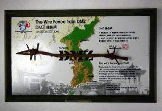 50th Anniversary Korean War – The Wire Fence From Dmz – Sn 024114