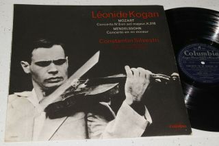 Columbia Fcx 843 Leonid Kogan Mozart Mendelssohn Concertos Silvestri Ed1 Nm
