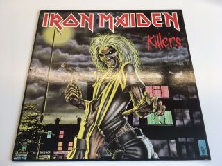 Iron Maiden Killers 1981 Vinyl Lp Ex/ex Fantastic Audio Townhouse 1st Press A1b1