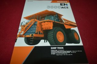 Hitachi Eh 3500 Acii Rock Truck Brochure Fcca