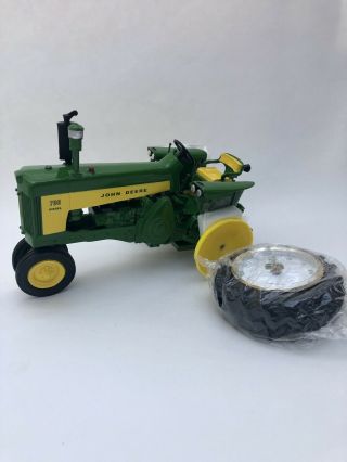 John Deere Tractor – Die - Cast Model B With Clock In Tire In B