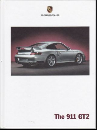 Brochure 2002 Porsche 911 Gt2 Hard Cover _ English Text _