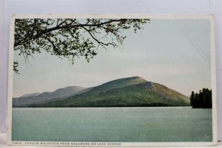 York Ny Lake George Sagamore Tongue Mountain Postcard Old Vintage Card View