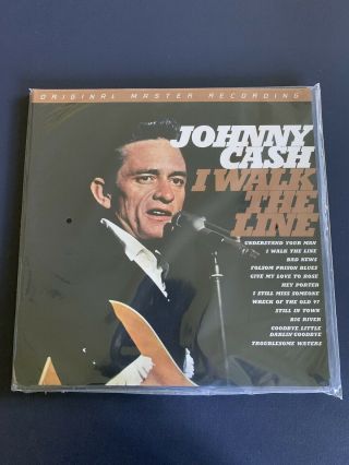 Johnny Cash I Walk The Line Mfsl Limited 180 Numbered Lp Vinyl 232