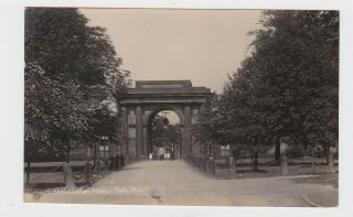 Old Real Photo Card Grand Lodge Heaton Park Manchester 1936 To Hulland