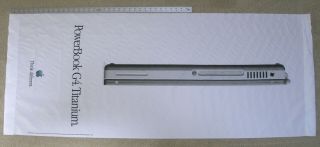 Apple Powerbook G4 Titanium Large Hanging Banner Display Sign Store White