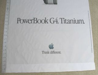 Apple Powerbook G4 Titanium Large Hanging Banner Display Sign Store White 2