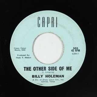 Rockabilly 45 - Billy Holeman - The Other Side Of Me - Capri - Mp3
