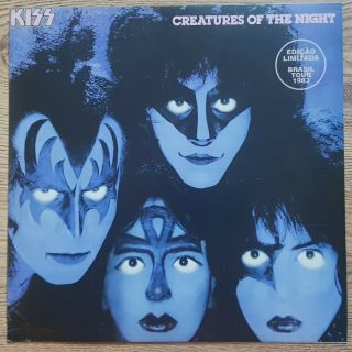 Kiss - Creatures Of The Night 1982 Vinyl Lp 83 Brazilian Unofficial Vinnie Cover