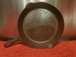 Griswold Best Made S.  R.  Co.  No.  9 11.  25 " Marked 1239 Cast Iron Frying Pan