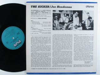 JOE HENDERSON SEXTET The Kicker MILESTONE LP VG, 2