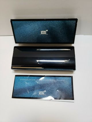 Mont Blanc Black Pen Gift Box Only (no Pen) The Art Of Writing,  Booklet & Sleeve