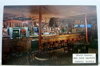 Alaska Ak Juneau Red Dog Saloon Postcard Old Vintage Card View Standard Souvenir