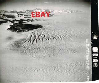 1956 Us Navy Operation Deep Freeze Rare Aerial Classified 10x10 Photograph 1