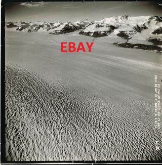 1956 Us Navy Operation Deep Freeze Rare Aerial Classified 10x10 Photograph 6