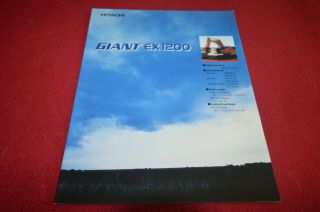 Hitachi Giant Ex1200 Excavator Brochure Fcca
