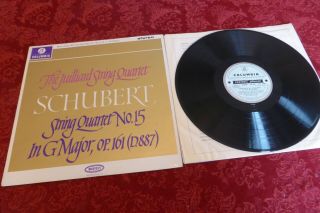 Schubert String Quartet No.  15 Juilliard Columbia Stereo B/s Sax 2535 Uk Ed1 Lp
